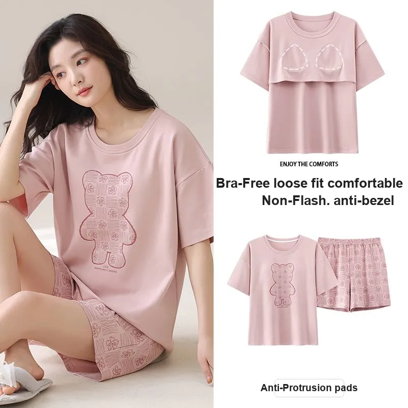 JINXU Women's Pajama Sets-4