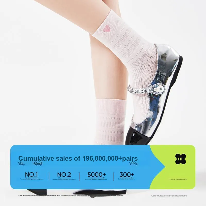 JKN Mid Calf Socks Women's Combo Set-22