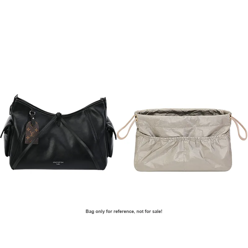 Tide DuPont Paper Medium Size Storage Lining Bag Accessory Unisex Beige/Coffee/Gray-2