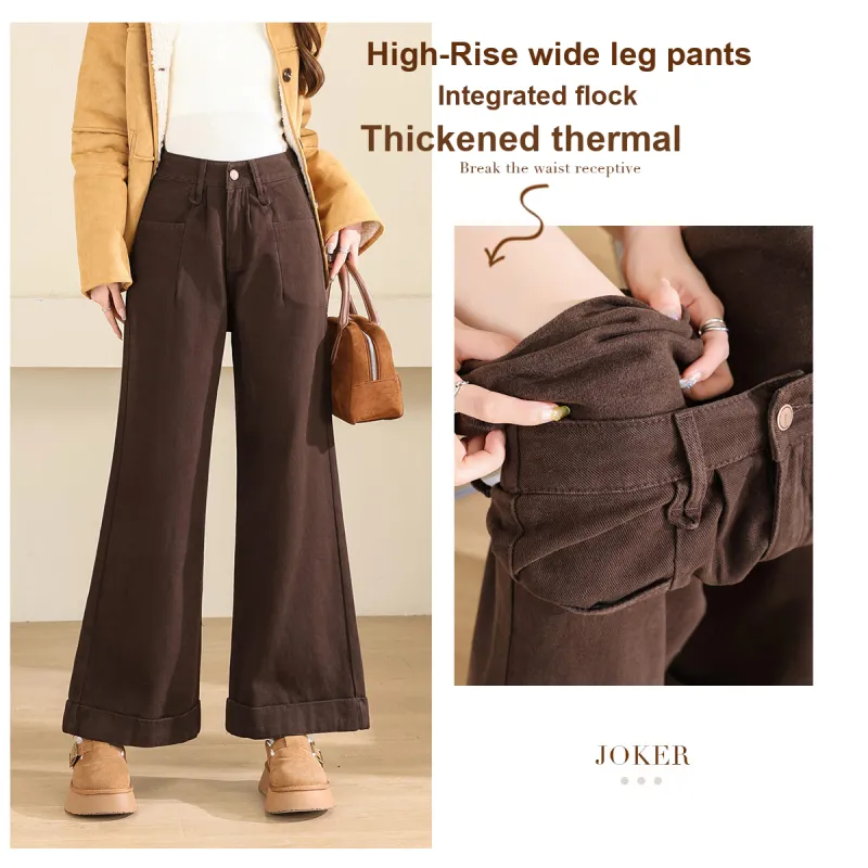 TERRE BLEUE Casual Pants Women's Dark Coffee-1