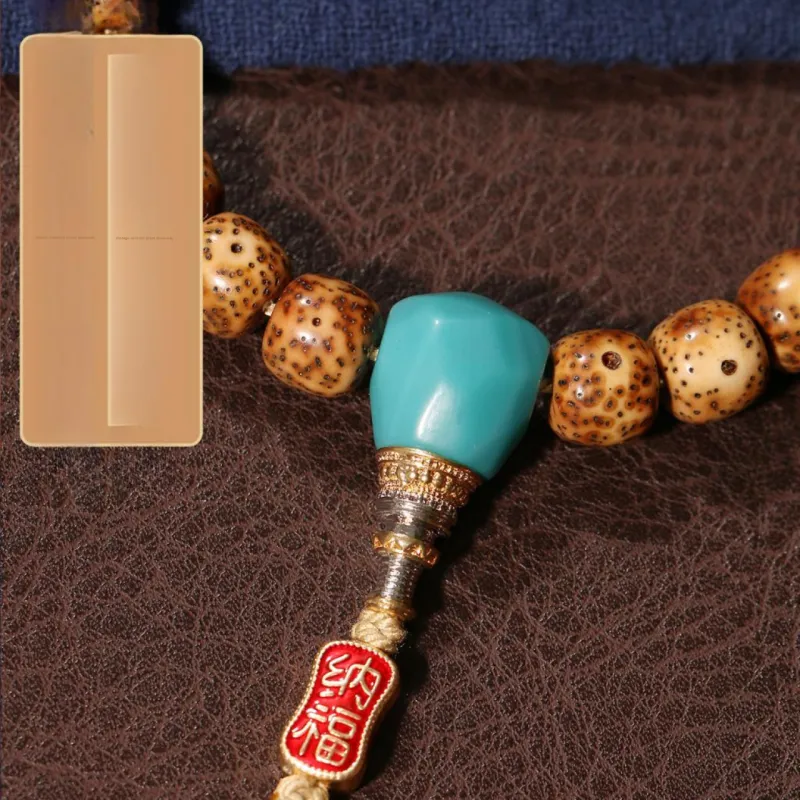 LIBALU Star Moon Bodhi Seeds Bead Chain Unisex-6
