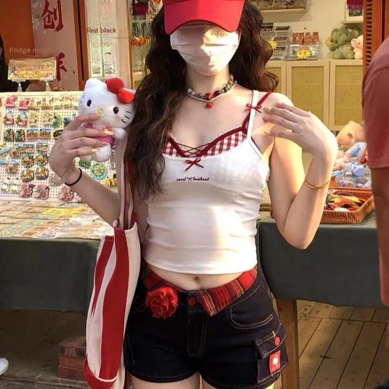 Cotton Gene Crop Tops Women's-10