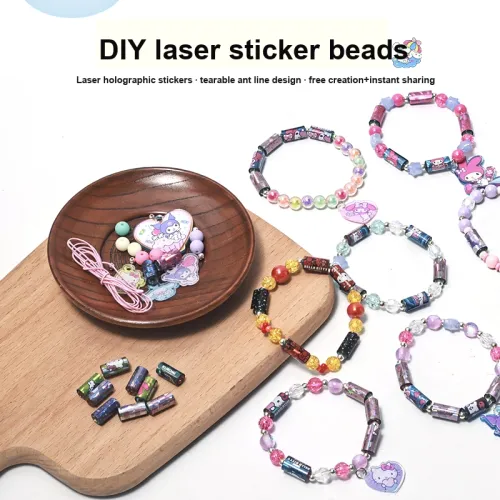 FIRST PARTY Sanrio DIY Наклейка Бусины Ручной работы Бусины Подвешивание Ювелирные украшения Ткани вязаные