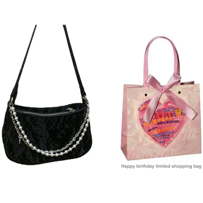 OTA PU Shoulder Bag Crossbody Bag Regular Women's Ecru Pink Black-17