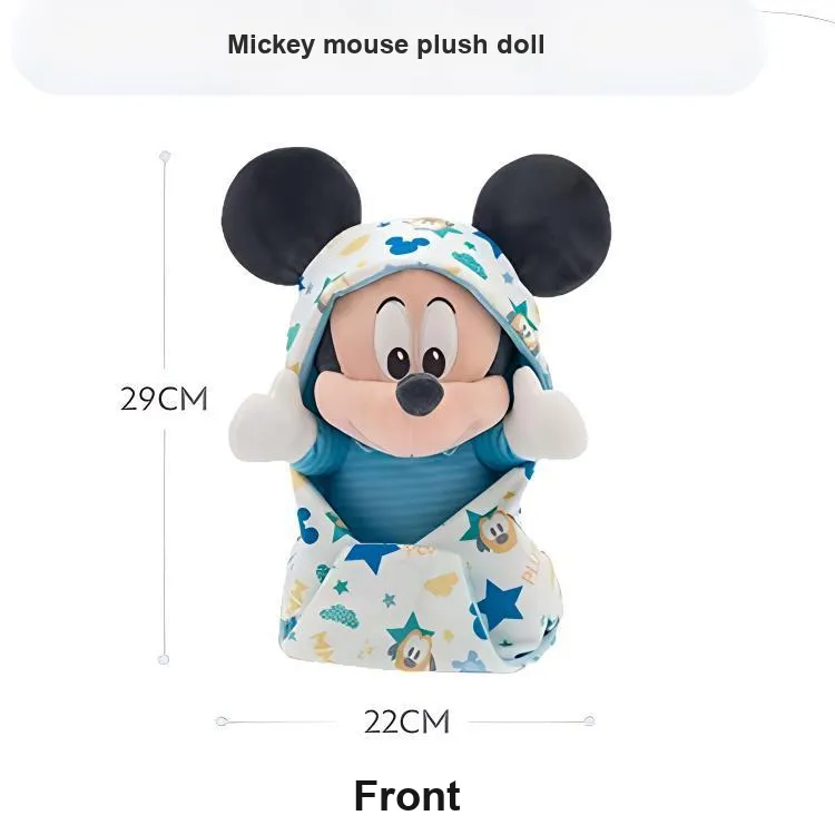 Disney Mickey Mouse Plush In Swaddle – Disney Babies-1