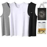 Crew Neck 3 Pack (White+Black+Heather Gray)