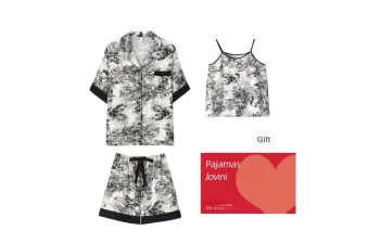 Jovini Pajama Set Women's Red Box Black
