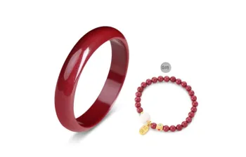 Inkopper Imitation Cinnabar Bangles Women's