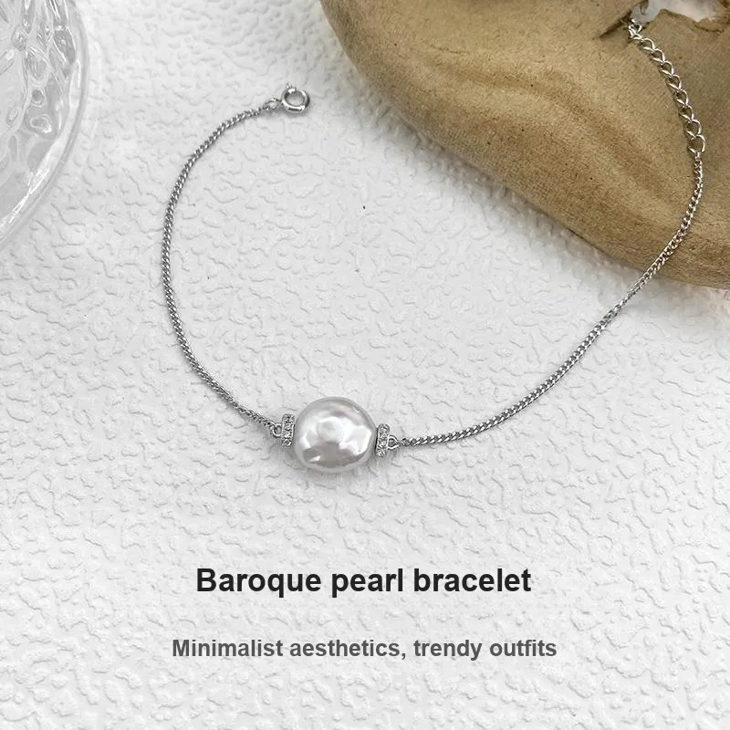 ZHENZHUAOMI Freshwater Pearl Bracelets Women's-5