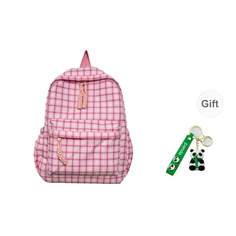 URBAN FOREST Nylon Backpack Tubas Unisex Green/Pink/Red/Yellow/Khaki-5