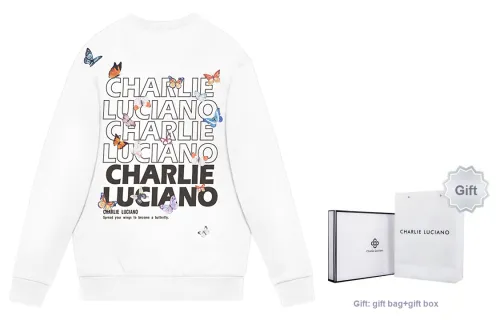 Charlie Luciano Sweatshirts Unisex White