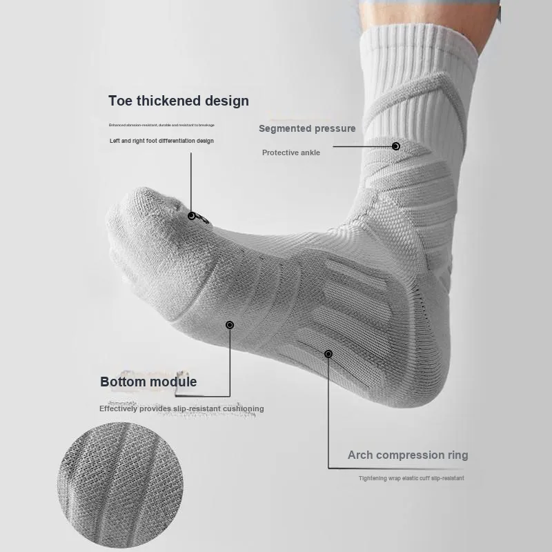 ZEROIN Basketball Socks Men's 3 Pack-20