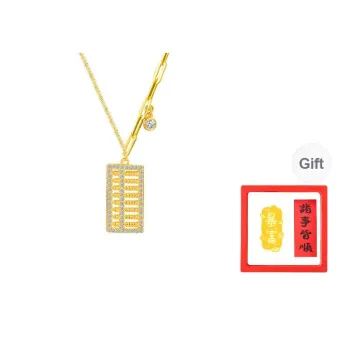 Chongqing Gold Store S925 Silver Necklaces Women's
