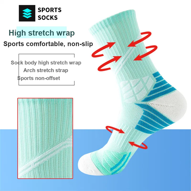 Gentle Welcome Basketball Socks Unisex Combo Set-4