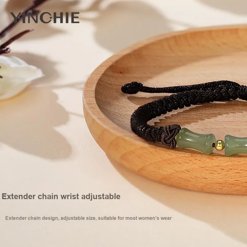 YINCHIE Bracelets White Jade/Pale Greenish White Jade Women's-5