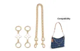 Four-Leaf Clover Extender Chain 9cm*2+Decorative Chain 45cm