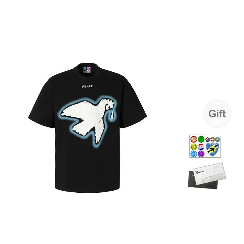 YADcrew Casual Versatile Comfortable Short Sleeved T Shirts Street Everyday Commute Trendy Unisex-4