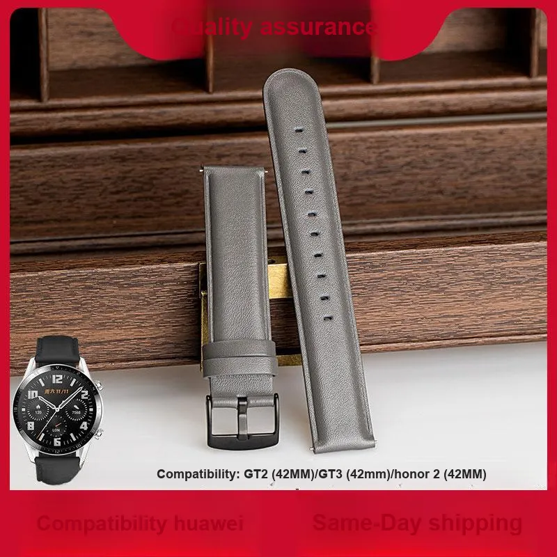 FUDIEN Huawei Compatibility Watch Band Genuine Leather Material-26