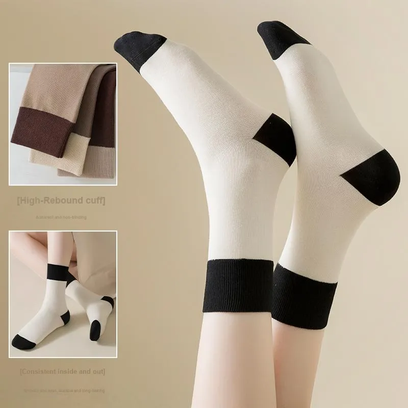 Cotton Gene Mid Calf Socks Women's 5 Pack-9