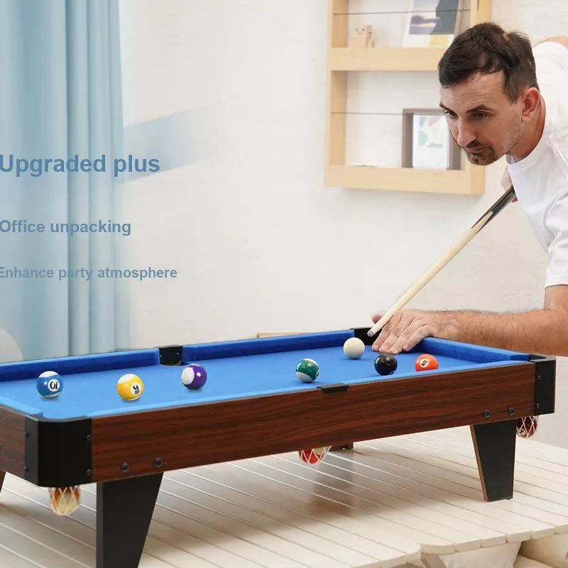 HUANGGUAN Crown Pool Table Unboxing, Casual Entertainment, Billiards Board Games-1