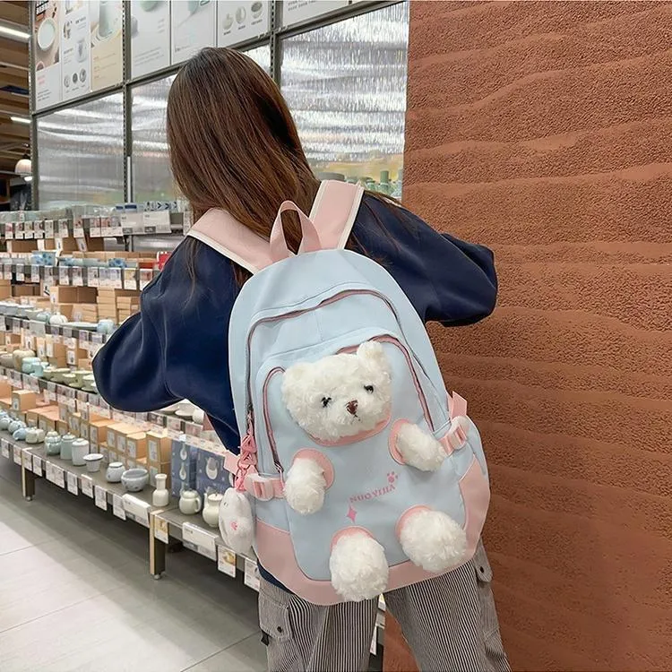 WHEELY BABY+ Nylon Fashion High Quality Doll Backpack Regular Unisex Multicolor-9