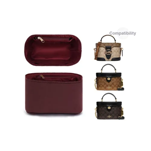 JINGZUOGENG Немецкий язык Флис Сумка Вкладыш Женские Бургунди