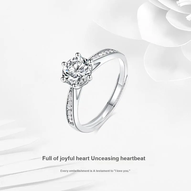 JUICY GRAPE S925 Silver Moissanite Rings Unisex-2
