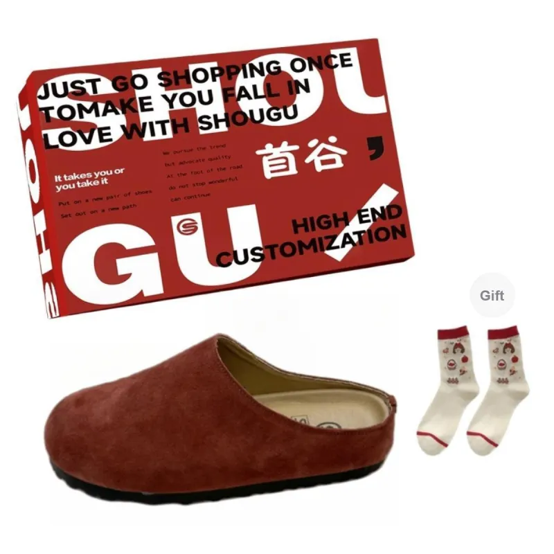 Shougu Slip Resistant Closed Toe Slippers Women's Coffee/Ancora Red/Camel-10