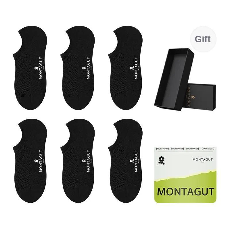Montagut No Show Socks Men's Gift Box Combination-60