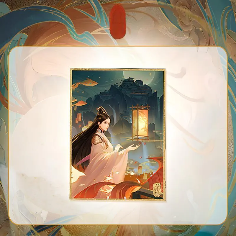 TENGXUNSHIPINCAOCHANGDI Journey With The Phoenix Acrylic Double Flash Anime Artboard Prints-3
