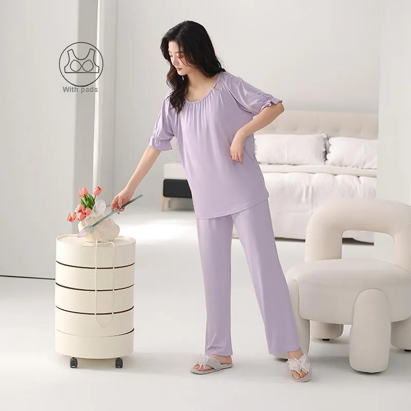 FENTENGCARE Pajama Set Women's Violet-3