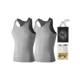 Fits Well 2 Pack (Heather Gray+Heather Gray) 2 Pcs, Easy to Wash!