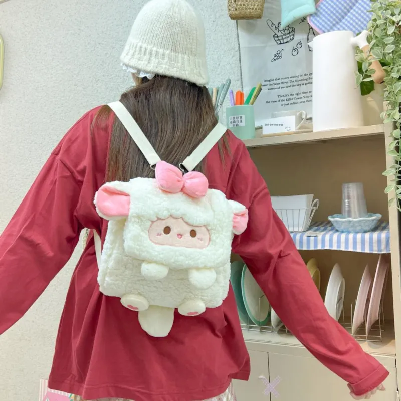 TOUTSEUL YOLO Plush Backpack Regular Women's Multicolor-5