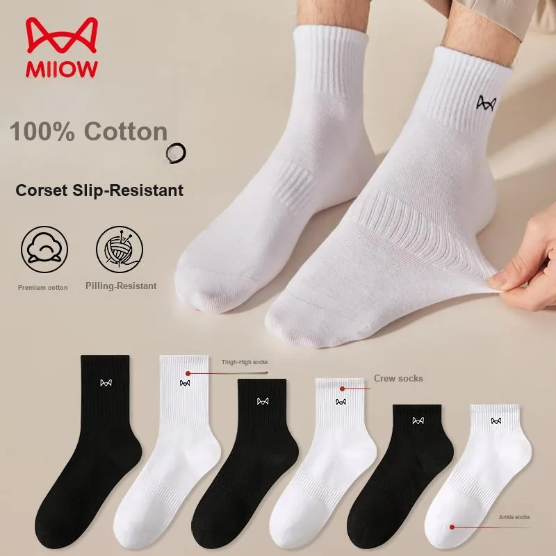MIIOW Mid Calf Socks Unisex 10 Pack-7