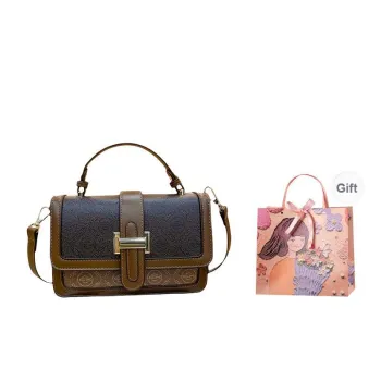 PARK DANCE PU Crossbody Bag Women's Brown