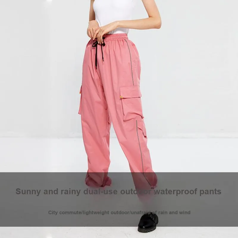 RAINFREEM Polyester Double Layer Waterproof Pants-10