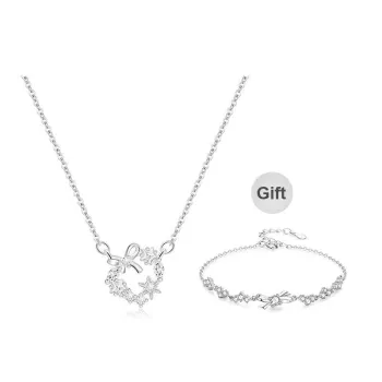 EUA Bestie Style Necklaces Women's Give A Bracelet