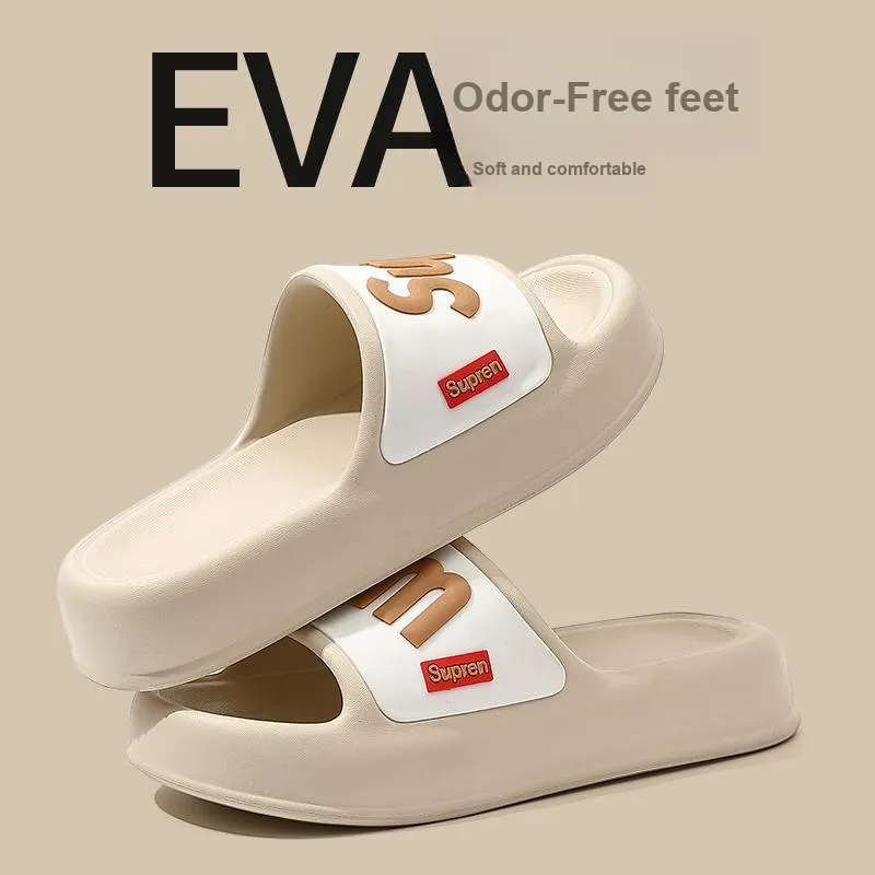 Foot Recreation Slippers Summer Indoor Home Slippers Slip Resistant Bathroom Couple Eva Home Slippers-22