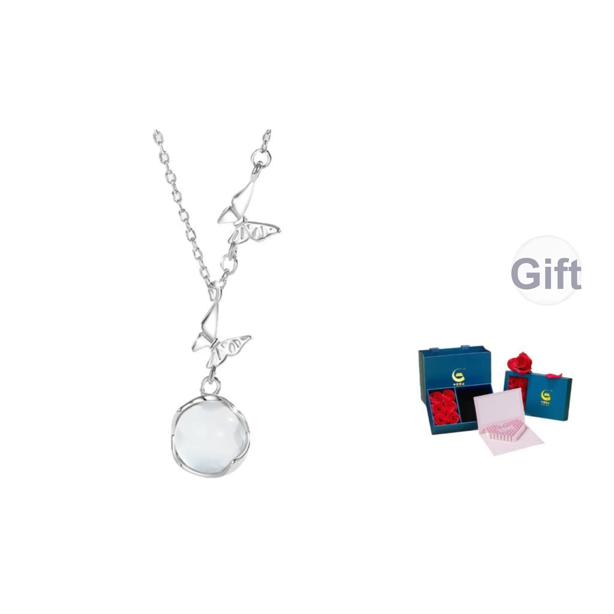 CHINA GOLD Chalcedony Jade Necklaces Women's