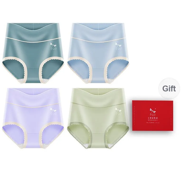 RED DRAGONFLY Cotton Panties Women's Combination Gift Box Set-8