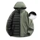 Brown Green-Down Jacket Liner (Goose Down)