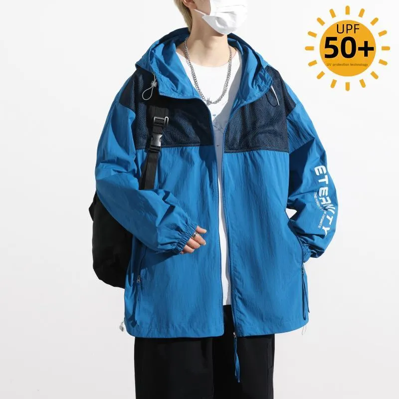 Yalu Sun Protection Jackets & Coats Unisex Colorful Blue-6