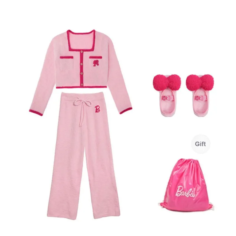 MISS CURIOSITY x Barbie Pajama Set Women's-5