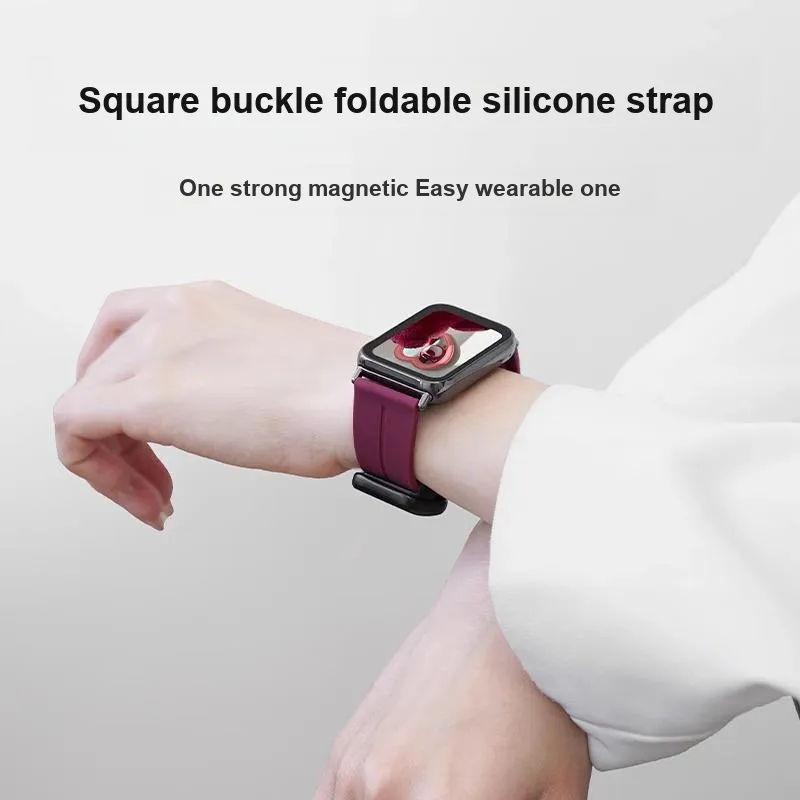 CHUANGYIDA Xiaomi Compatibility Watch Band 145~210mm Silicone Material-4