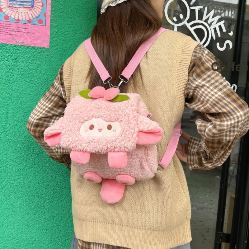 TOUTSEUL YOLO Plush Backpack Regular Women's Multicolor-11