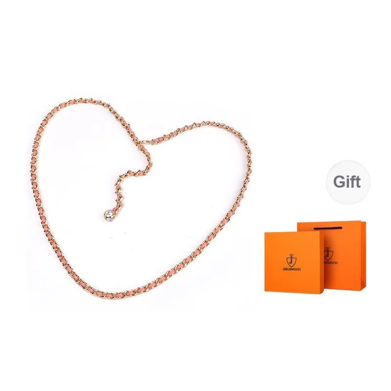 Jaylen Oos Instagram Style Decorative Business Suit Leather Belts Women's-10