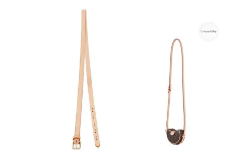 Lan Bao Fan Bag Straps Lv Bean Vegetable Tanned Leather Approx. 94cm