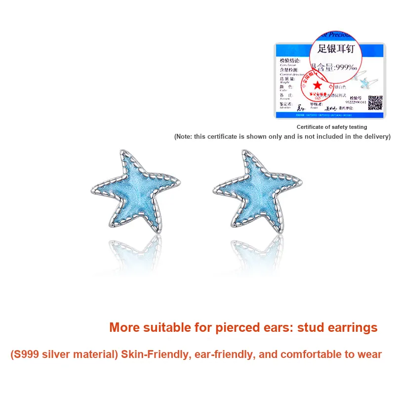 Daisy Dream 999 Fine Silver Stud Earrings Women's-2