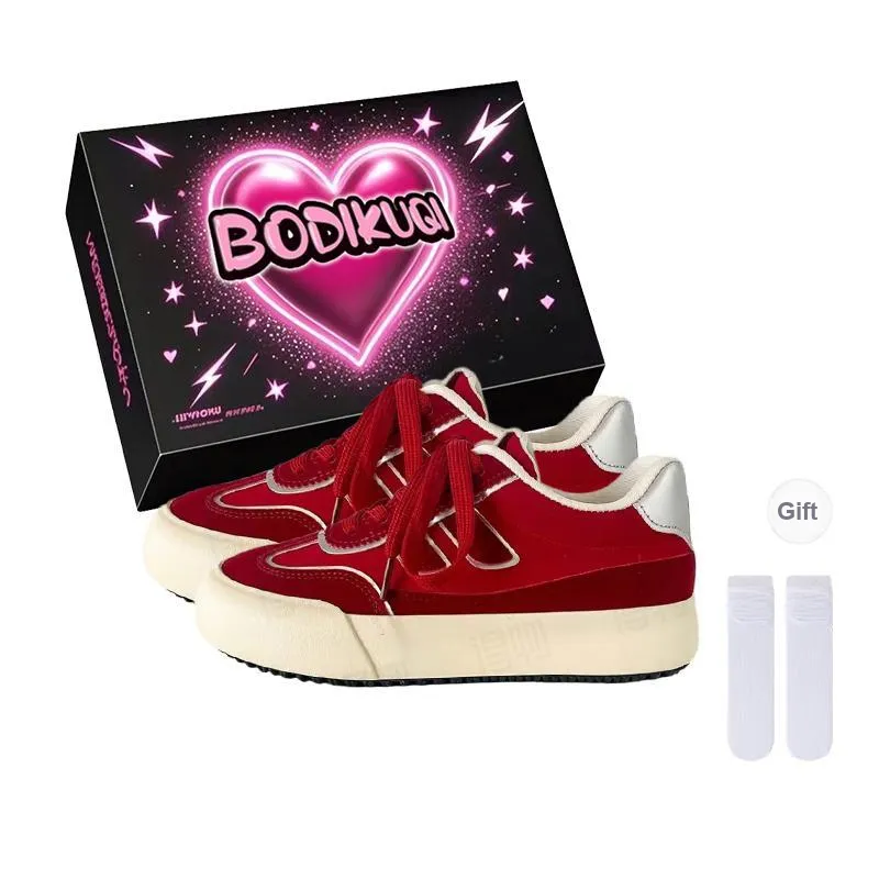 Boldi Kuki Height Increasing Breathable Low Top Skateboard Shoes Women's-10