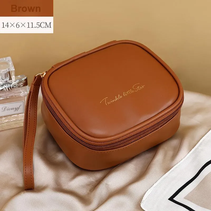 LETOO PU Makeup Bag Regular Women's Cream White-9